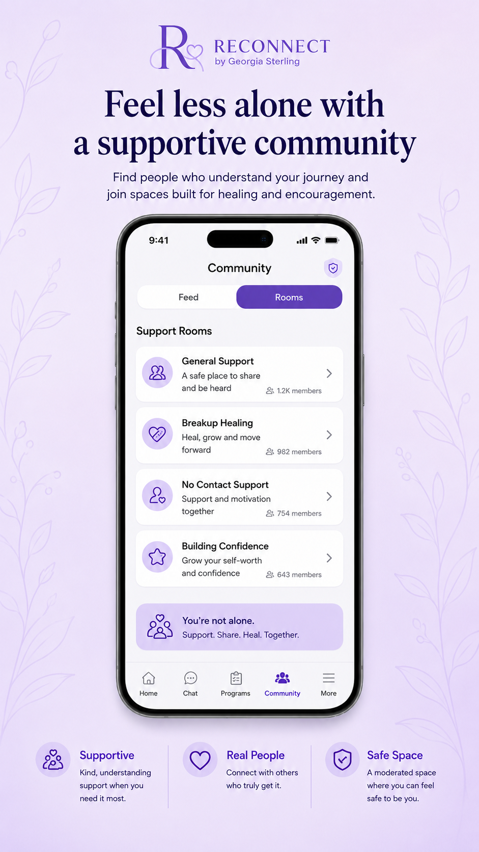 Community Support inside Reconnect