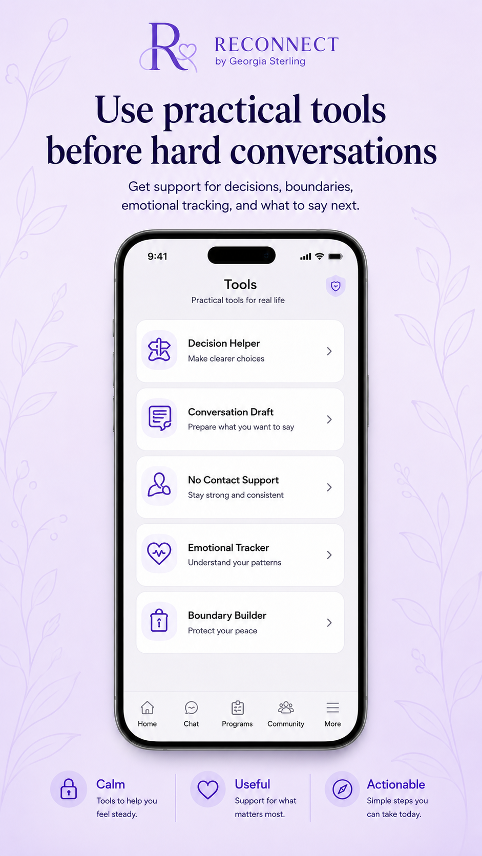 Reconnect practical tools